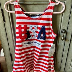 Disney Parks USA Youth Tank with Bow